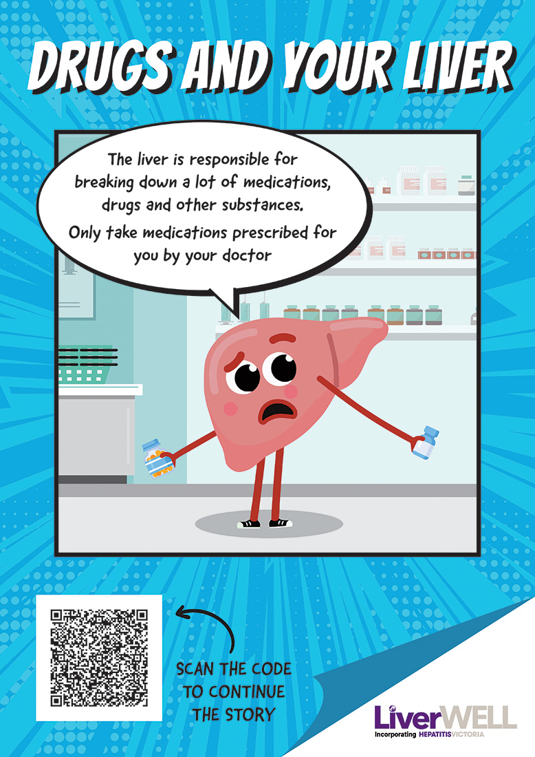 Liver cartoon character