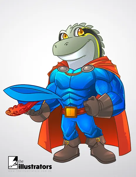 Australian water dragon
