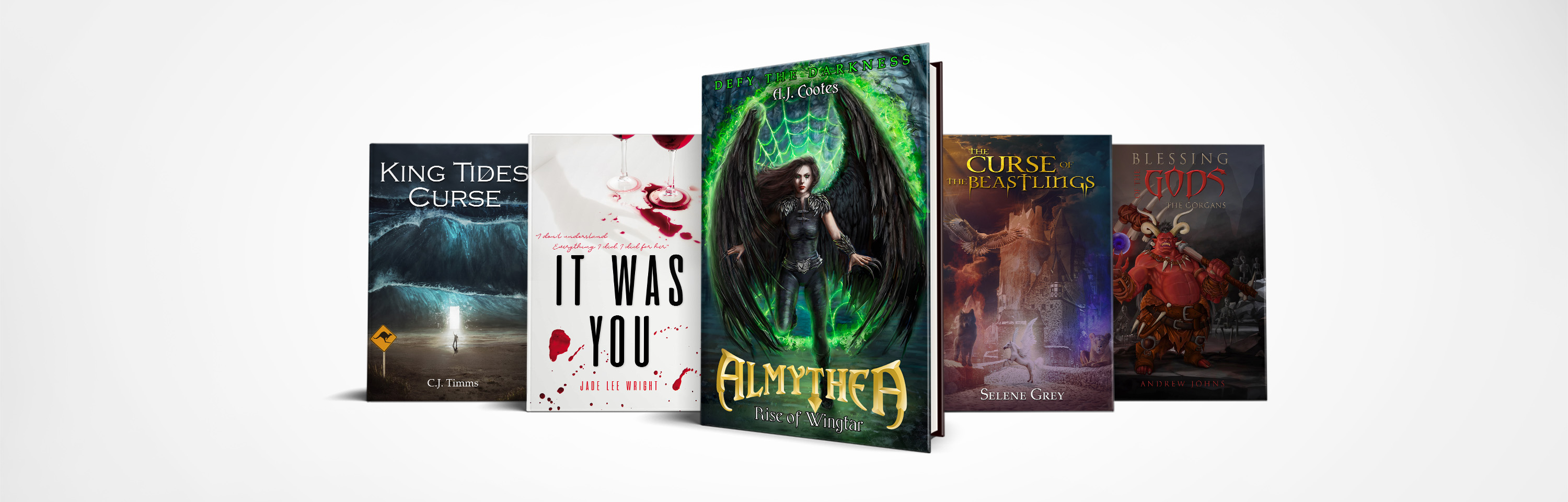Book covers by The Illustrators