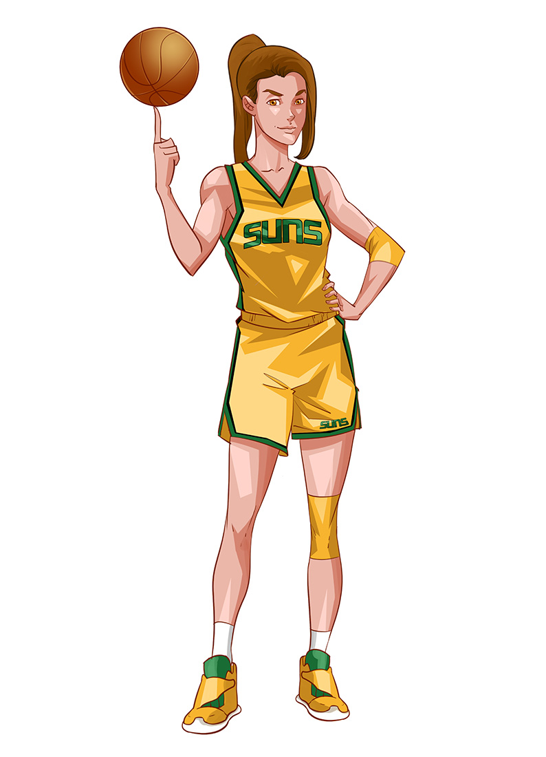 Female basketball player