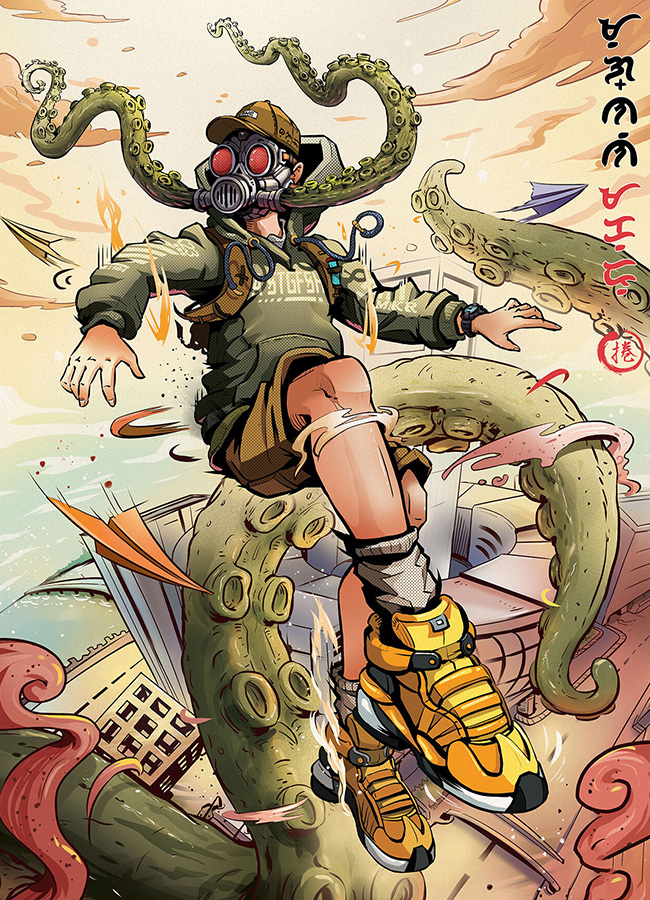Octopus man comic book