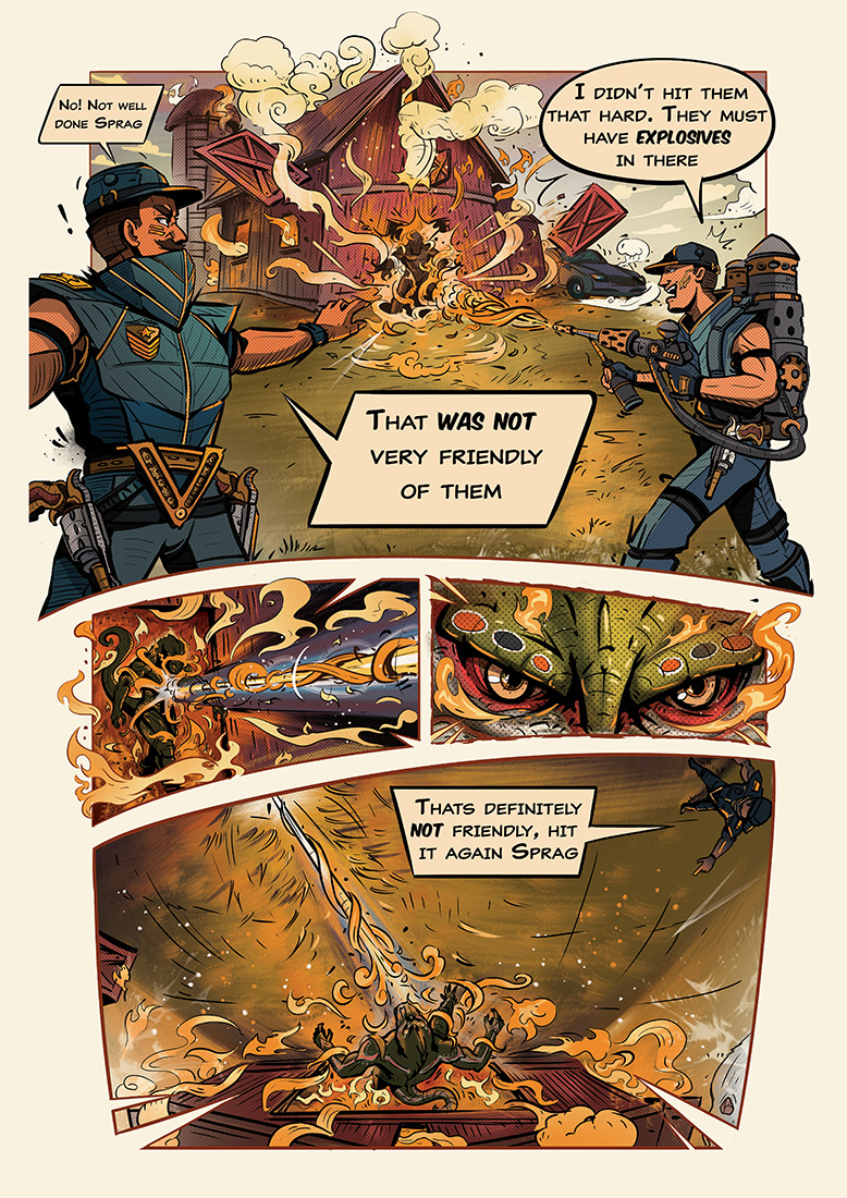 Page 1 of a comic book