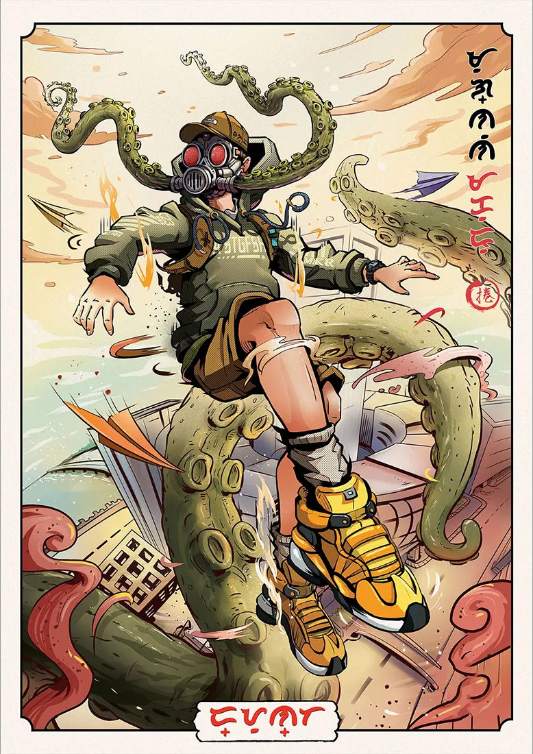Comic book example by The Illustrators