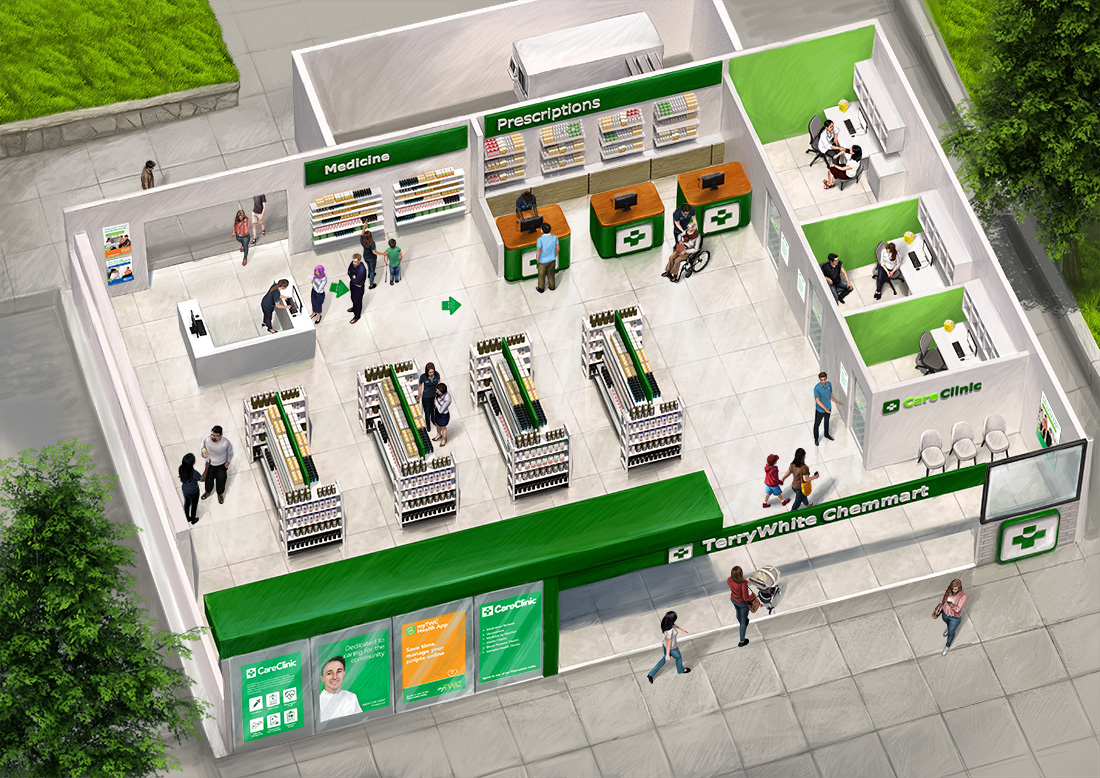 TerryWhite Chemmart concept store