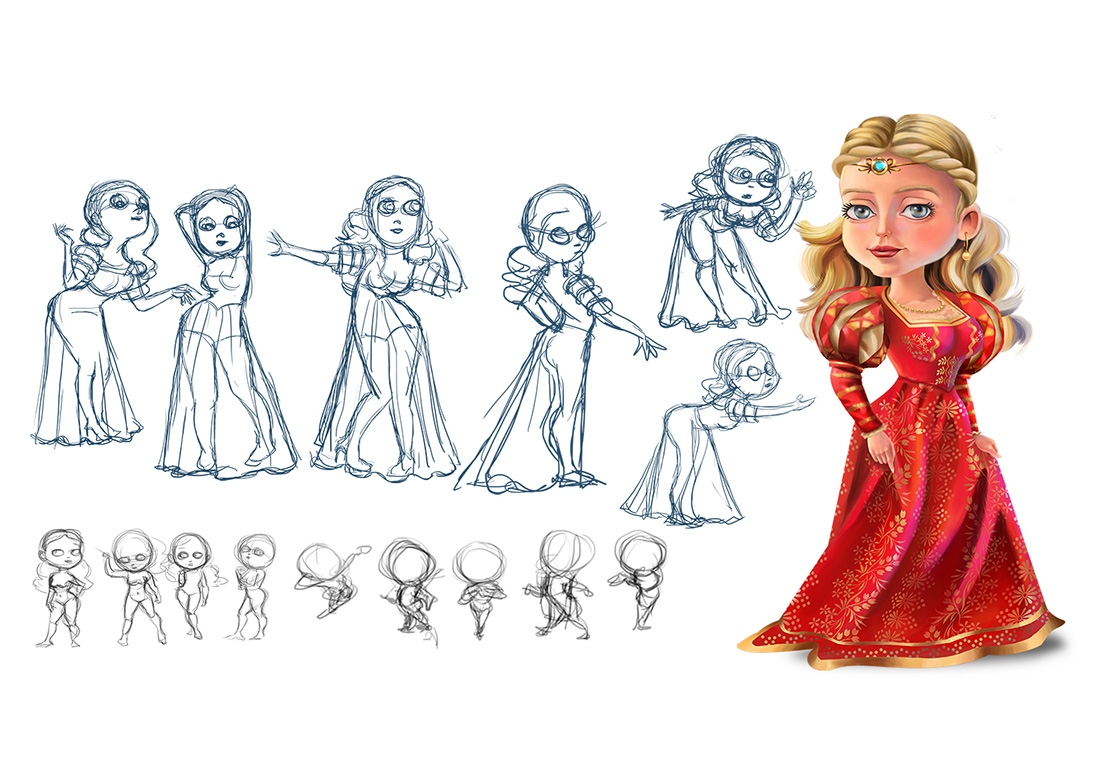 Princess concept art