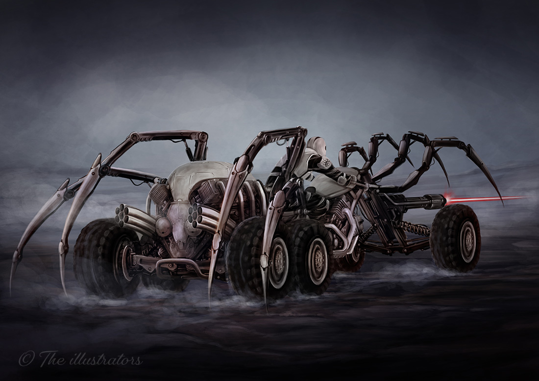 Spider vehicle concept art