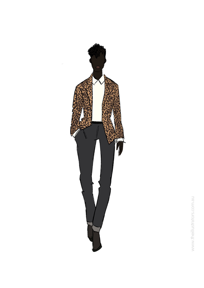 Dior Fashion illustration Fall 21 collection