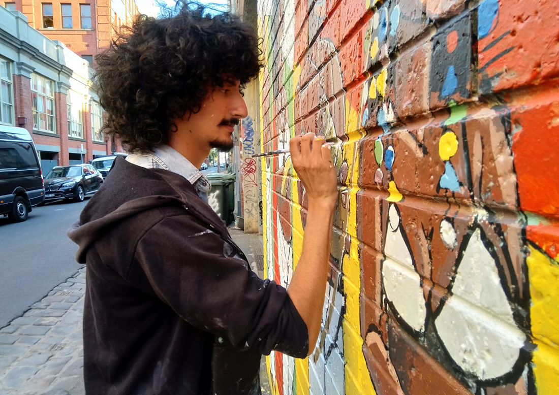 Wall mural Melbourne
