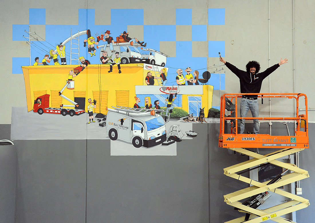 Wall mural Melbourne