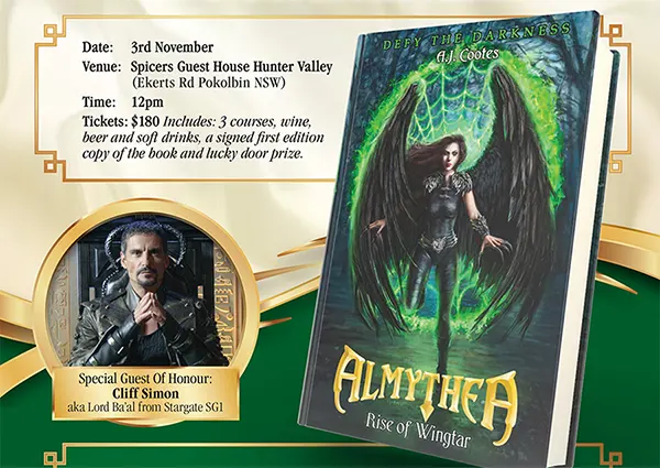 Book launch invitation