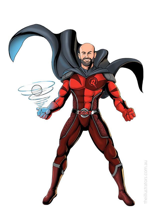 Melbourne Renegades cartoon illustration